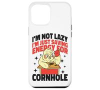 Cornhole Team Bean Bag Player Champ I'm Not Lazy I'm Just Case for iPhone 12 Pro Max