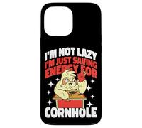 Cornhole Team Bean Bag Player Champ I'm Not Lazy I'm Just Case for iPhone 13 Pro Max