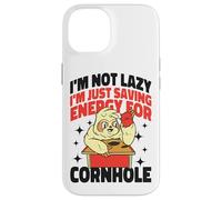 Cornhole Team Bean Bag Player Champ I'm Not Lazy I'm Just Case for iPhone 14