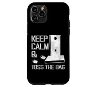 Cornhole Team Bean Bag Player Champ Keep Calm & Toss The Bag Case for iPhone 11 Pro