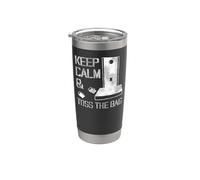 Cornhole Team Bean Bag Player Champ Keep Calm & Toss The Bag Stainless Steel Insulated Tumbler