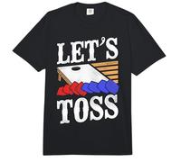 Cornhole Team Bean Bag Player Champ Lets Toss Comfort Colors Adult Heavyweight T-Shirt