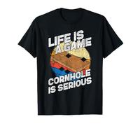 Cornhole Team Bean Bag Player Champ Life is A Game Cornhole T-Shirt