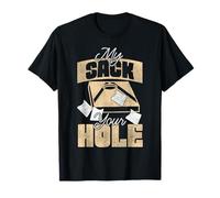 Cornhole Team Bean Bag Player Champ My Sack Your Hole T-Shirt