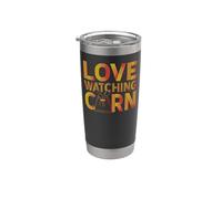 Cornhole Team Bean Bag Player Champ Pun Love Watching Corn Stainless Steel Insulated Tumbler