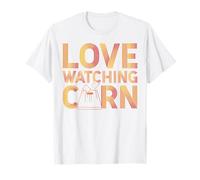 Cornhole Team Bean Bag Player Champ Pun Love Watching Corn T-Shirt