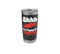 Cornhole Team Bean Bag Player Champ Pun Shhh I'm Trying to Stainless Steel Insulated Tumbler