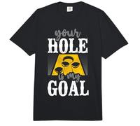 Cornhole Team Bean Bag Player Champ Pun Your Hole is My Goal Comfort Colors Adult Heavyweight T-Shirt
