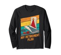 Cornhole Team Bean Bag Player Champ Retired My Retirement Long Sleeve T-Shirt