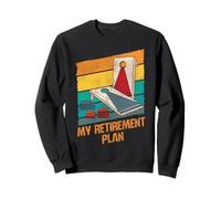 Cornhole Team Bean Bag Player Champ Retired My Retirement Sweatshirt