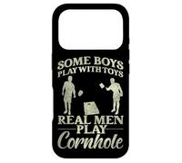 Cornhole Team Bean Bag Player Champ Some Boys Play With Toys Case for iPhone 17 Pro