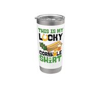 Cornhole Team Bean Bag Player Champ St Patricks Day This is Stainless Steel Insulated Tumbler