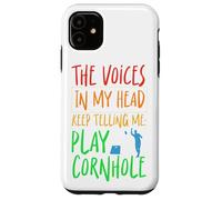 Cornhole Team Bean Bag Player Champ The Voices In My Head Case for iPhone 11
