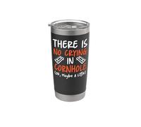 Cornhole Team Bean Bag Player Champ There is No Crying in Stainless Steel Insulated Tumbler