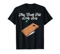 Cornhole Team Bean Bag Player Champ Thou Shall Not Dirty Bag T-Shirt