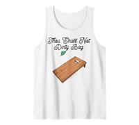 Cornhole Team Bean Bag Player Champ Thou Shall Not Dirty Bag Tank Top