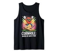 Cornhole Where My Aim is True Celebration Tank Top