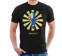 Cornholio Retro Japanese Beavis and Butthead Men's T-Shirt Black