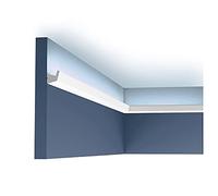 Cornice Moulding Orac Decor CX189 AXXENT Decorative Moulding for indirect Lighting Crown Moulding Contemporary Design White 2 m