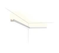 Cornice Moulding Orac Decor CX190 AXXENT U-Profile Decorative Moulding for indirect Lighting Crown Moulding Timeless Classic Design White 2 m
