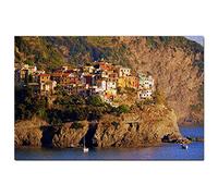 Corniglia Cinque Terre Italy Jigsaw Puzzle 100 Piece Game Artwork Travel Souvenir 45.5x35.5CM