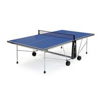 Cornilleau - 100 Indoor Table Tennis Table - Foldable and Mobile - 18mm Chipboard Playing Surface