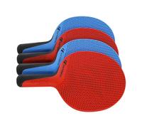 Cornilleau Eco Design Table Tennis Quattro Set (4 Bats and 4 Balls), Red/Blue