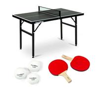 Cornilleau - Mini Indoor Table Tennis Table - Compact Folding Table - 12mm Grey Tray - Ideal for Kids and Adults - Easy to Store and Carry