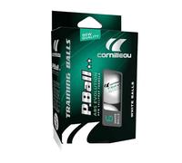 Cornilleau P-Ball ABS Evolution 2-Star Table Tennis Balls, Pack of 6, White