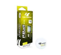Inny - Cornilleau P-BALL ITTF table tennis balls white 3 pcs. - team - P1823z