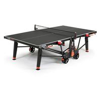Cornilleau - 700X Outdoor Table Tennis Table and Functional - Ping Pong Table with 8mm Melamine Resin Top - Foldable - Weatherproof - Durable - Black or Blue