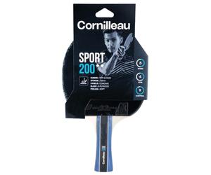 Cornilleau Sport 200 Indoor Table Tennis Bat, 2-Star ITTF Rubber, for Leisure Play