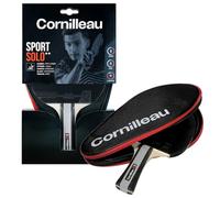 Cornilleau Sport Solo Table Tennis Set, 1 Bat + 1 Protective Bat Cover, 2-Star ITTF Rubber