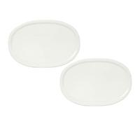 CORNINGWARE French White 23-oz Oval Plastic Cover - 2 Pack