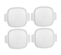 Corningware Stovetop A-1-PC 1.5 Quart Square White Plastic Lid - 4 Pack