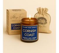 Cornish Coast Luxury Soy Wax Candle | Sea Breeze & Driftwood Scent | Hand Poured Vegan Candle | Eco Friendly | 50+ Hour Burn | Artisan Handmade Small Batch Candle