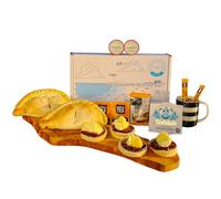 Cornish Cream Tea and Pasty Hamper, Traditional Scones, Steak Pasties, Clotted Cream and Tea with Coffee Sachets