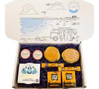 Cornish Cream Tea for Two, Traditional Afternoon Tea Set with Scones, Clotted Cream, Jam, Tea and Coffee
