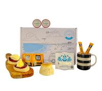 Cornish Cream Tea for Two, Traditional Afternoon Tea Set with Scones, Clotted Cream, Jam, Tea and Coffee