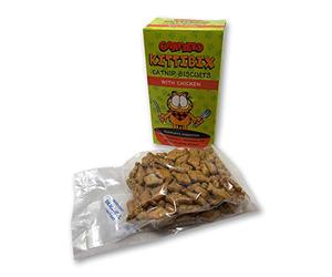 Cornish Haven Garfield Kittibix Catnip Biscuits with Chicken, Supports Digestion. The Purrfect Traininig Aid with Calming Effect (1 pack)