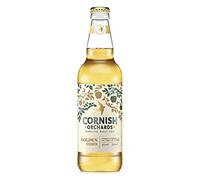 Cornish Orchards Golden Cider | 6 x 50 lass Bottles | English Apple Cider 5% ABV | Cornwall Craft Cider | Crisp Fruity Sparkling