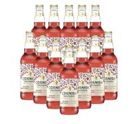 Cornish Orchards Raspberry British Cider 500ml Bottles - 4.0% ABV (12 Pack)