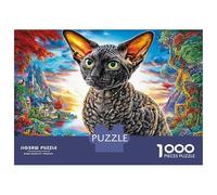 Cornish Rex 1000 Piece Jigsaw Puzzle for Adults And Kids-Challenging Puzzle Game,Home Decoration & Family Fun 70x50cm/1000pcs