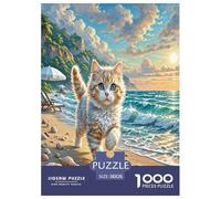 Cornish Rex 1000 Pieces Animal Jigsaw Puzzles with Paper Art Jigsaw Puzzle Creativity & Gift Giving for Enthusiasts Stunning Puzzle 38x26cm/1000pcs