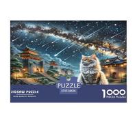 Cornish Rex 1000 Pieces Animal Jigsaw Puzzles with Paper Art Perfect for Relaxation for Adults And Kids Age 12 Years Up Educational Games 38x26cm/1000pcs