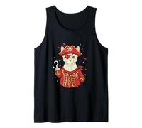 Cornish Rex Cat As Pirate Valentine's Day Owner Kids Tank Top