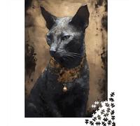 Cornish Rex Cat Mythos Jigsaw Puzzle for Adults, 1000 Pieces, 70x50cm/1000pcs, White Cardboard, Relaxing Indoor Activity And Time at Home