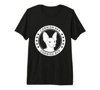 Cornish Rex Cat Portrait Premium T-Shirt