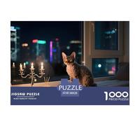 Cornish Rex Jigsaw Puzzle 1000 Pieces Relaxing Entertainment Adults Teens Premium Box Poster 38x26cm/1000pcs