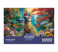 Cornish Rex Jigsaw Puzzle for Adults And Teenagers, Impossible 1000 Piece Puzzle,Family Fun Activity, Challenging Puzzle Game 52x38cm/1000pcs